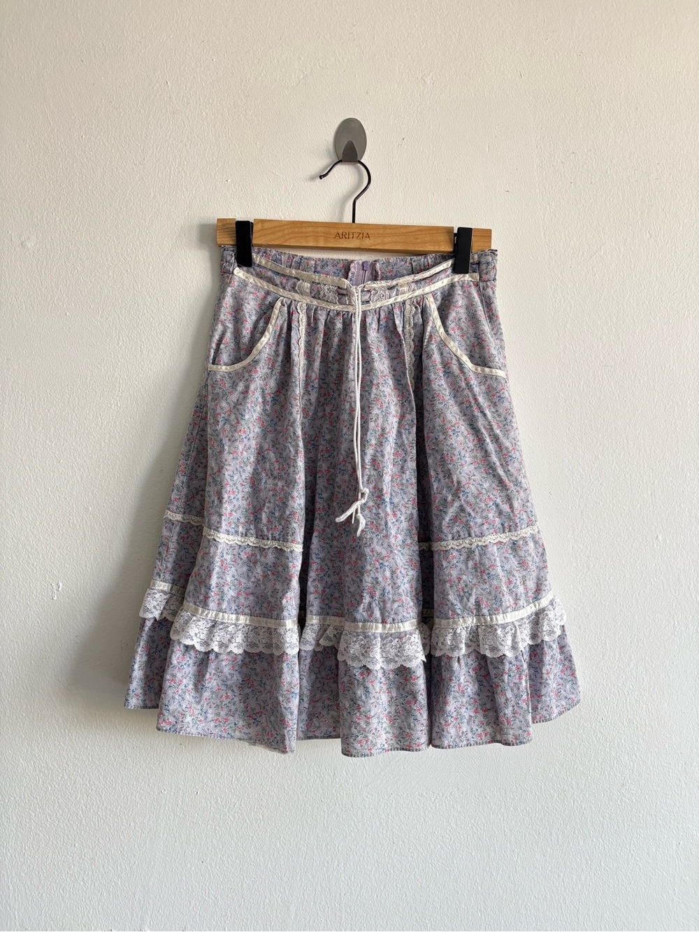 Vintage Gunne Sax Jeunes Filles by Jessica McClintock Floral Prairie Skirt